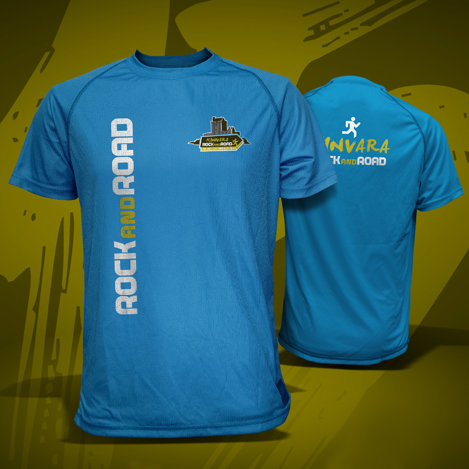 Kinvara T-Shirt - Coral Blue